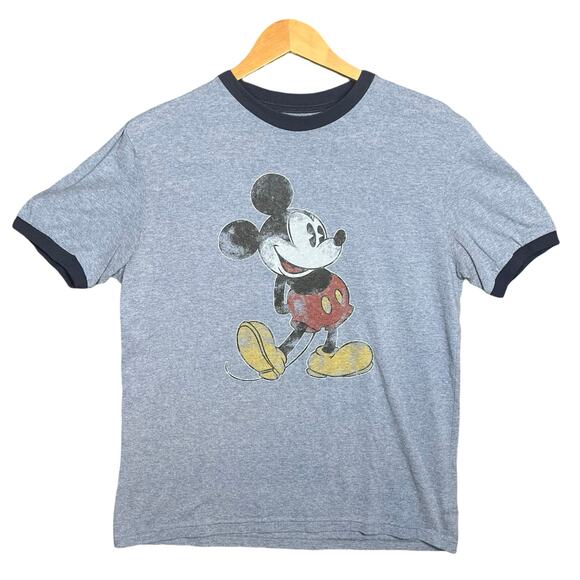 Disney Disneyland Walt Disney World Mickey Mouse Graphic T Shirt Blue Medium - Picture 1 of 4